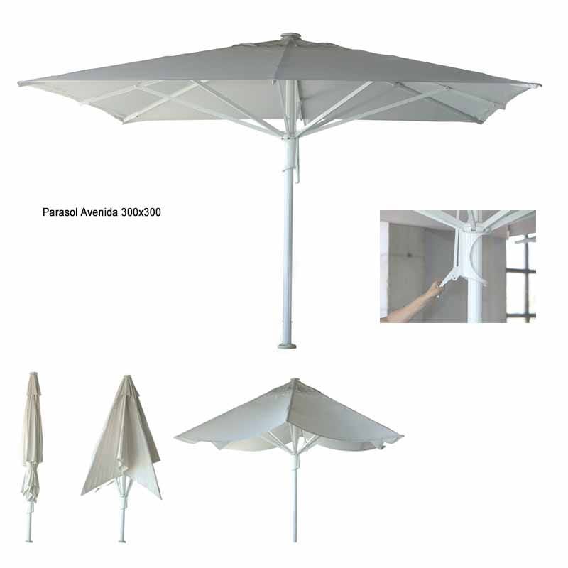 Parasol 300×300 avenida