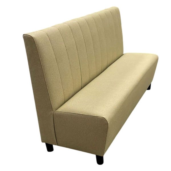 Banco tapizado rayas