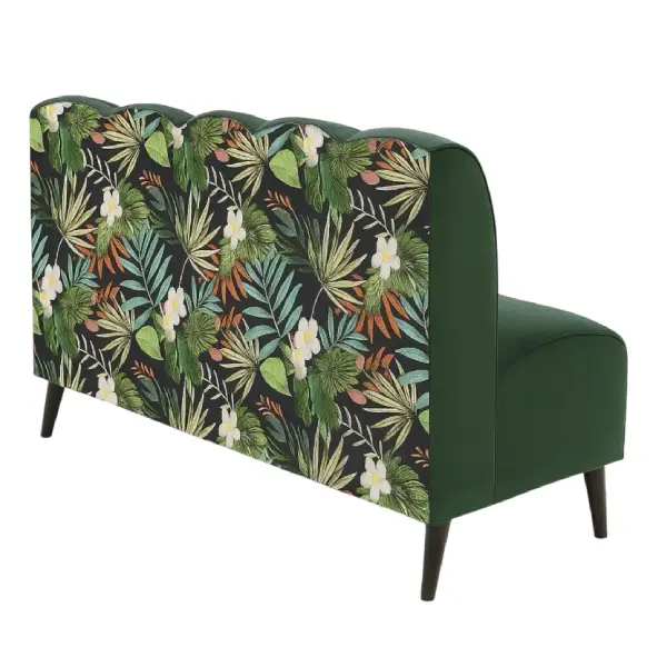 Banco tapizado terciopelo Beatriz