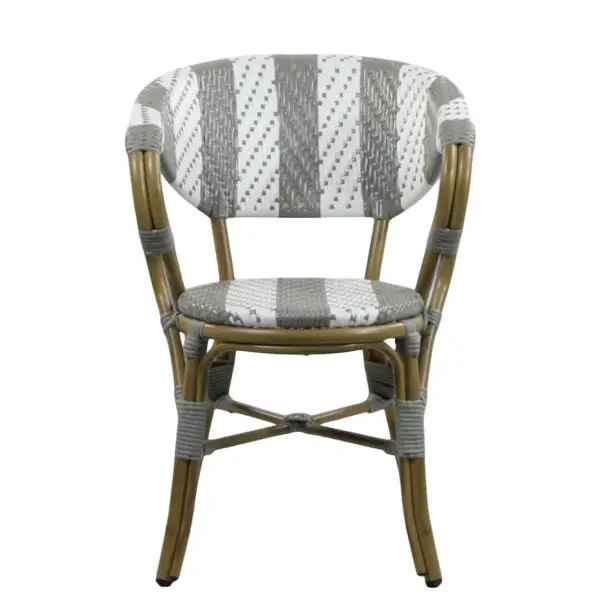 Sillon Agata Gris-Blanco